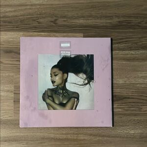 Ariana Grande Album Vinyl with Pink Cover- “Thank U, Next”